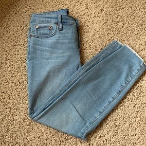 JCrew Button Fly Skinny Jeans Size 26P